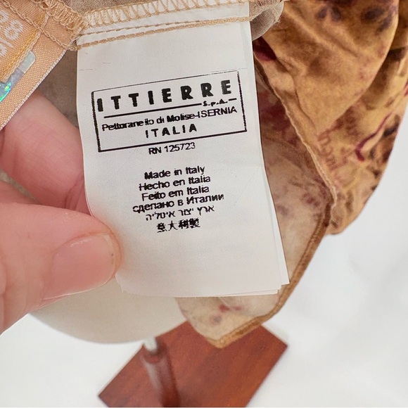 Galliano Silk Animal Print Mixed Media Blouse Medium - Picture 8 of 13